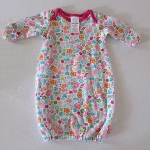Zutano Itzty Bitzy Newborn Cotton Gown